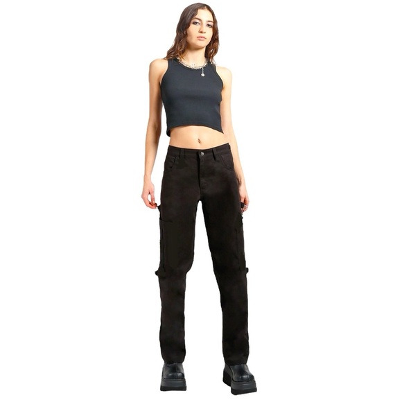 Dolce & Gabbana Cargo Tripp Bondage Boot Cut Flare Punk Rock Pants - Picture 1 of 9